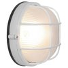 Access Lighting Nauticus Dual Mount, 1 Light Outdoor Bulkhead, White Finish, Frosted Glass 20296-WH/FST